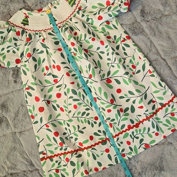 Dash of Glitter White/Red Holiday Dress, Little Girls Size Medium, EUC - Picture 3 of 8